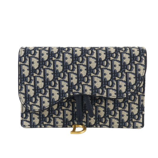 Christian Dior Saddle Pouch Medium Oblique