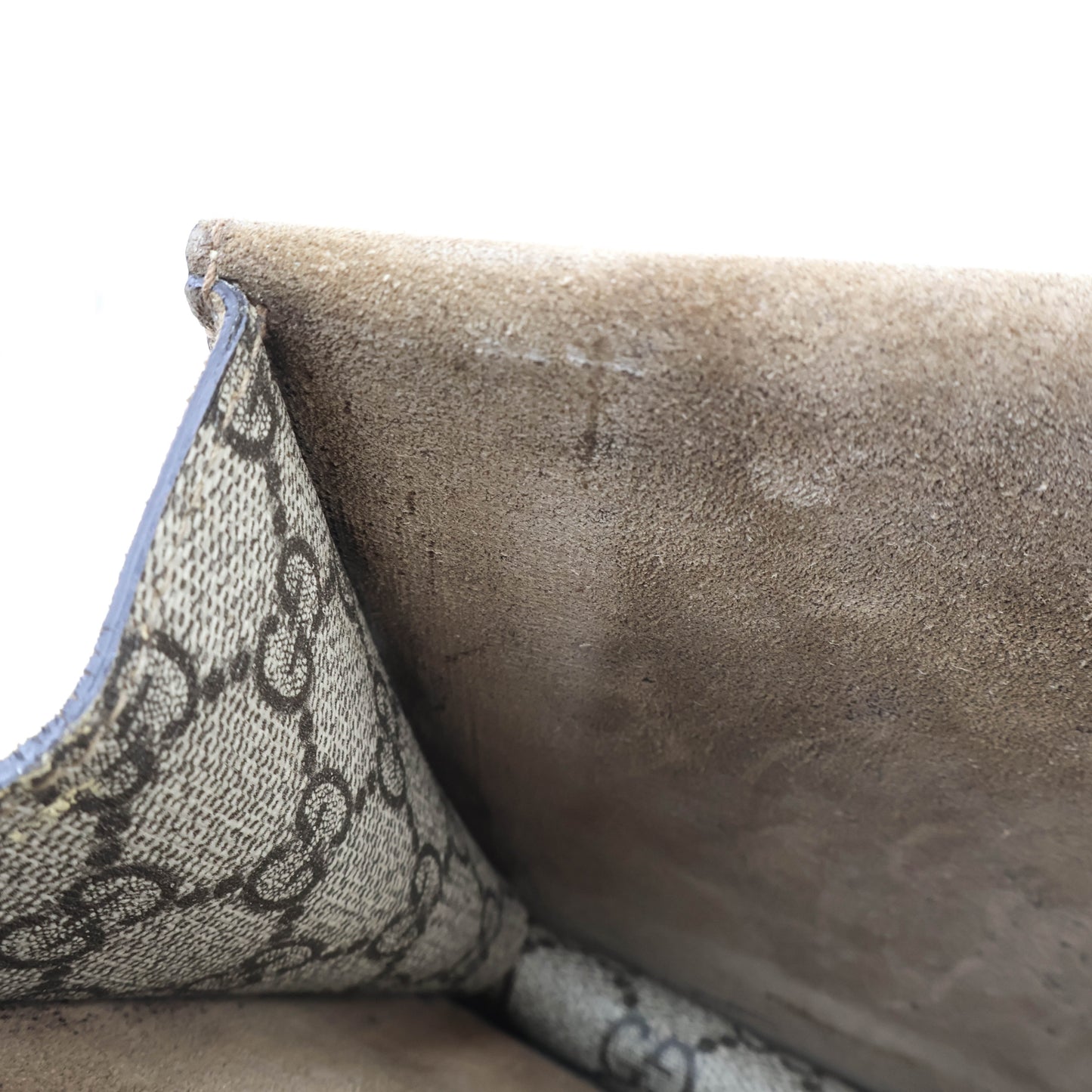 Gucci Dionysus GG Supreme Suede Brown