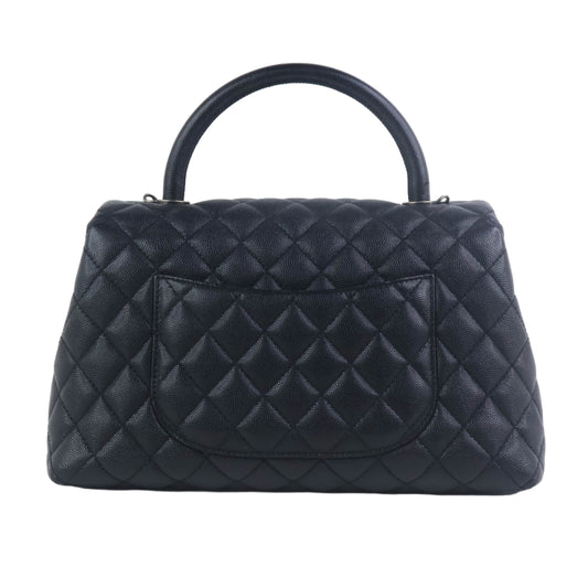 Chanel Coco Handle Medium Black Caviar