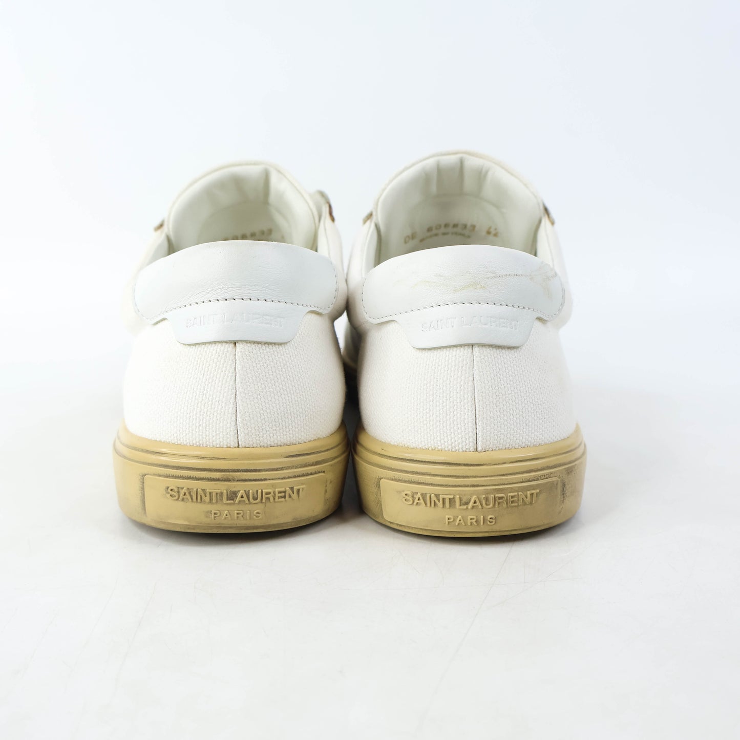 Saint Laurent Sneakers White Canvas 42