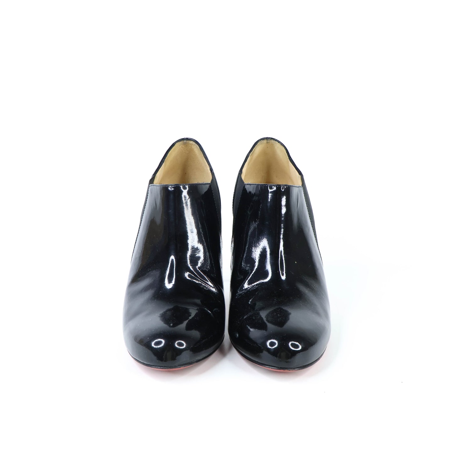 Christian Loubouin Boots Patent Black 38