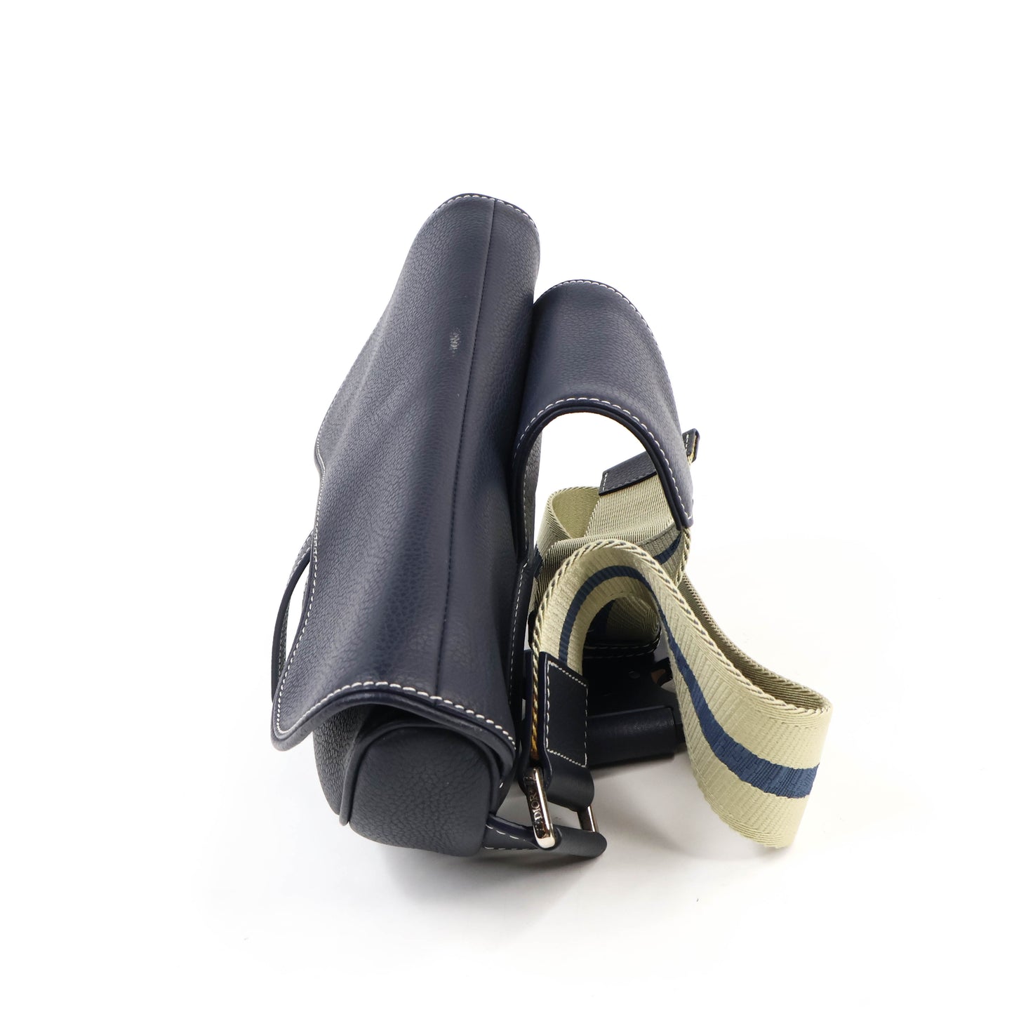 Christian Dior Saddle Men Navy Leather