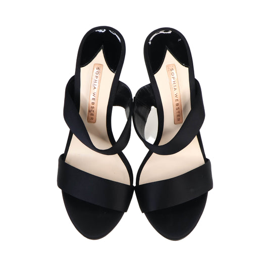 Sophia Webster Heels Black Crystal 37