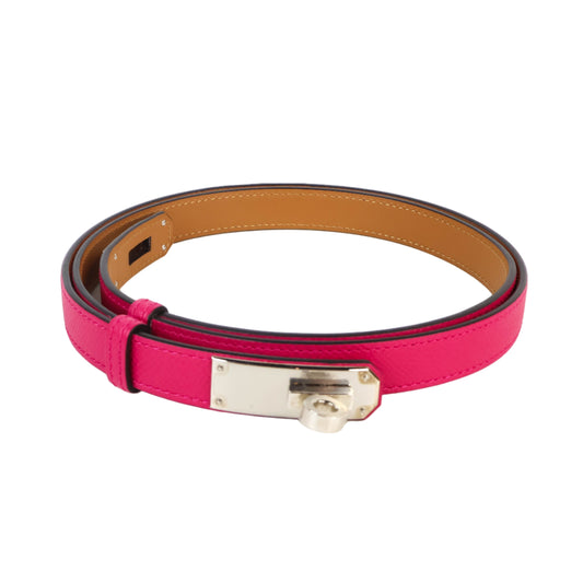 Hermes Kelly Belt Pocket 18 Epsom Rose Mexico