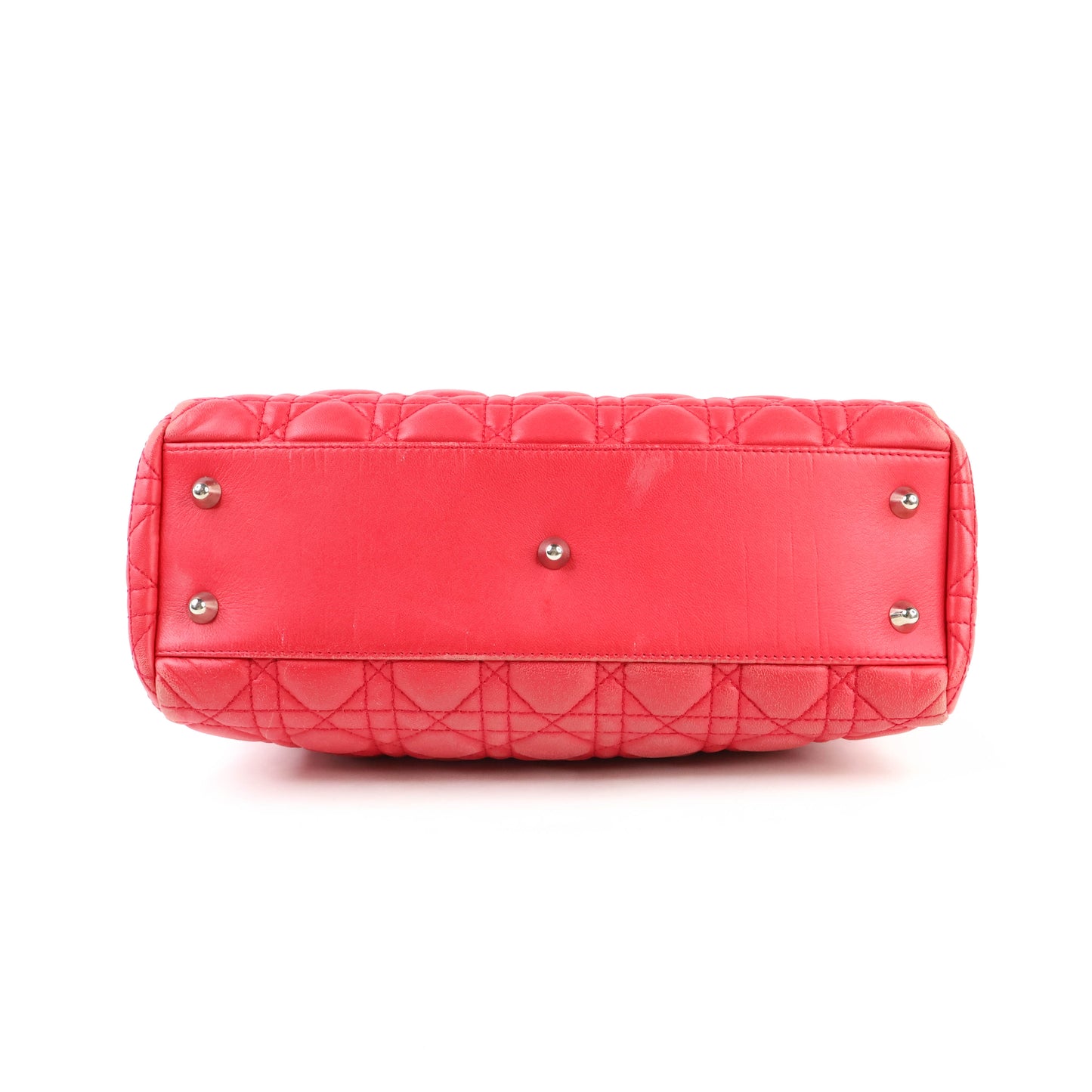 Christian Dior Soft Cannage Yote Red Bag