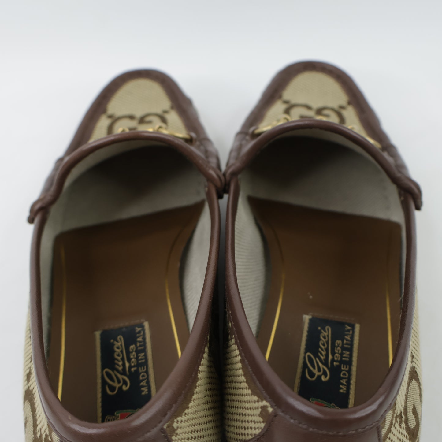 Gucci Loafers Macro GG Canvas 39