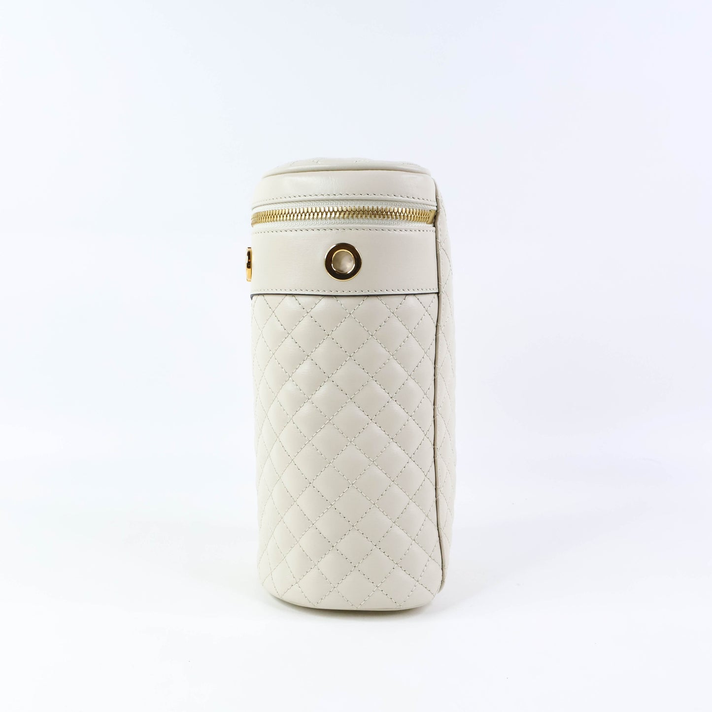 Gucci Trapuntata Zumi Crossbody Belt Bag White