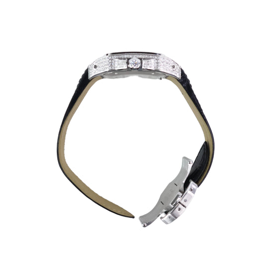 Cartier Santos Watch Black (After Setting)