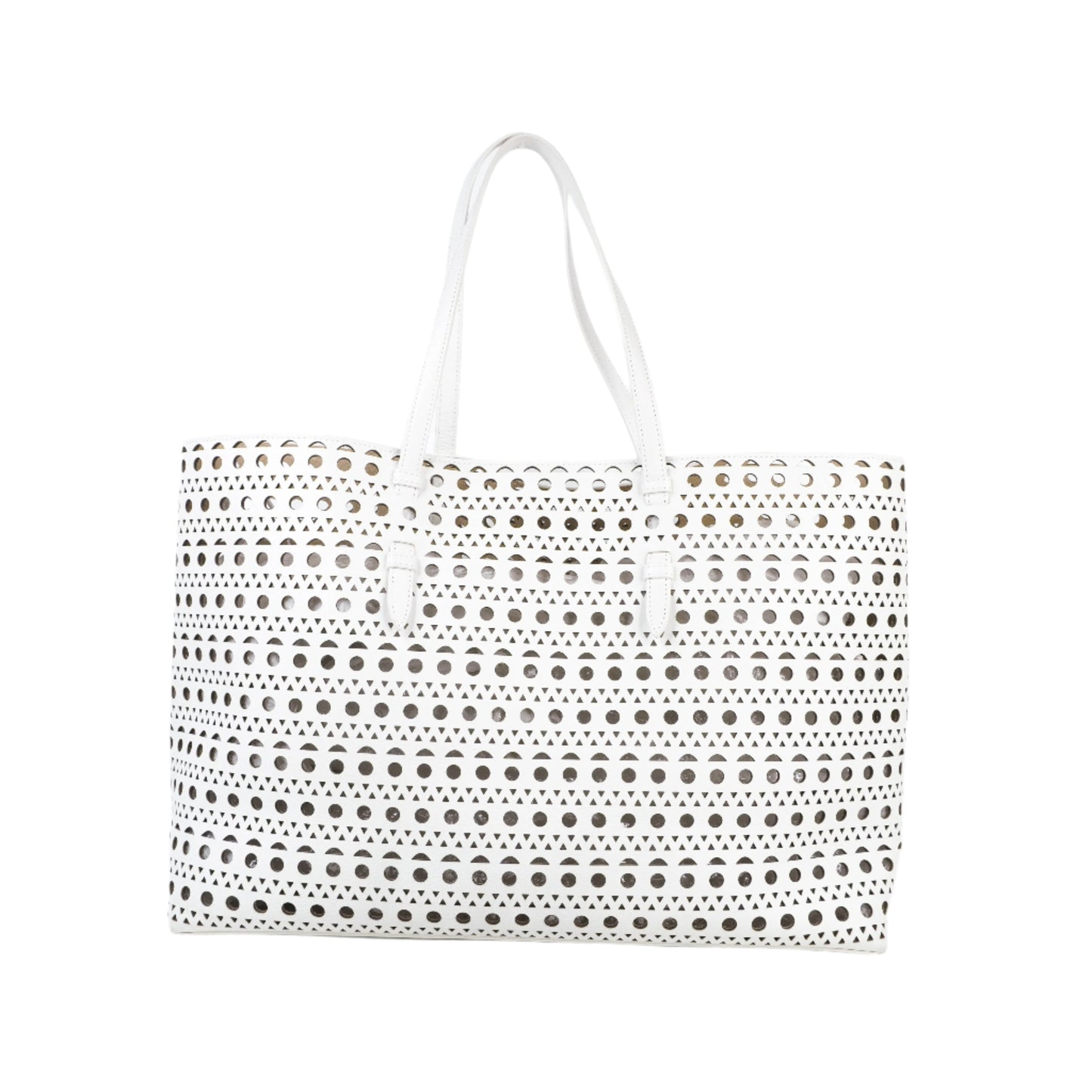 Alaia Neo Vienne Soft Calfskin (Tote White)