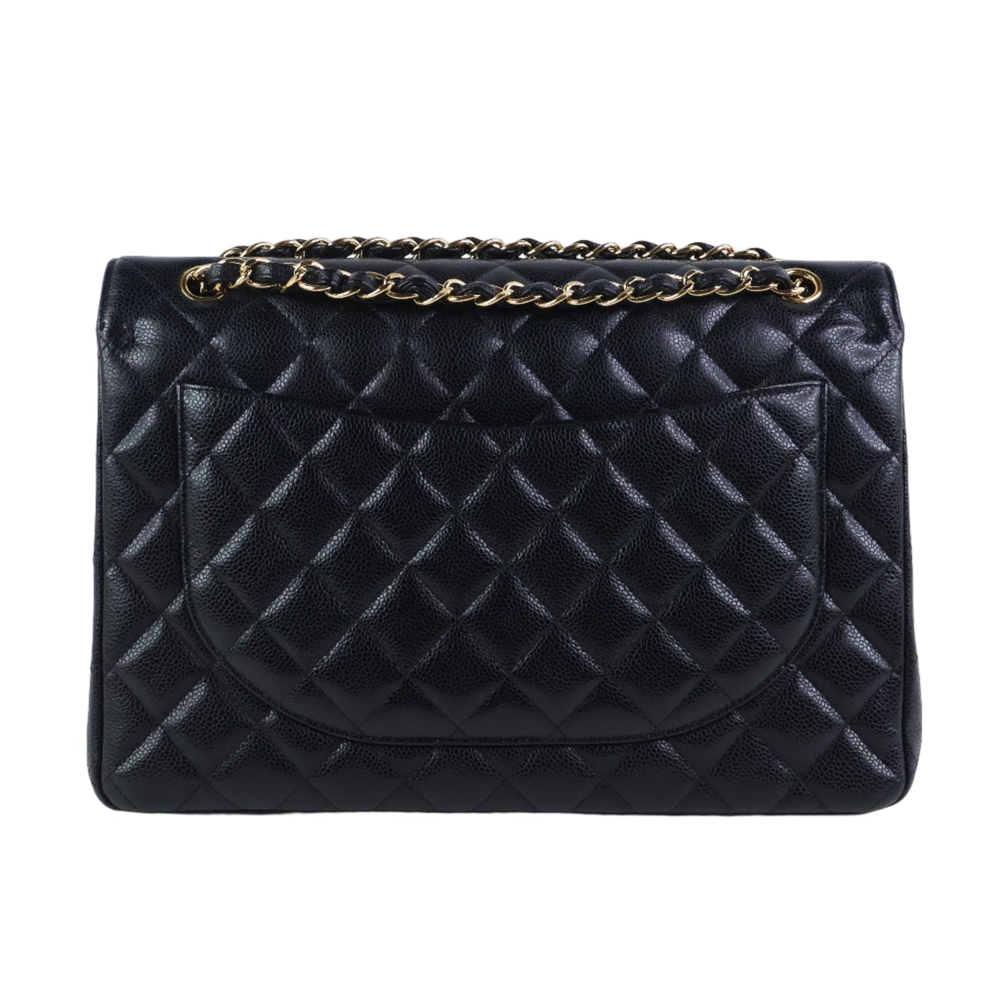 Chanel Classic Maxi Black Caviar GHW