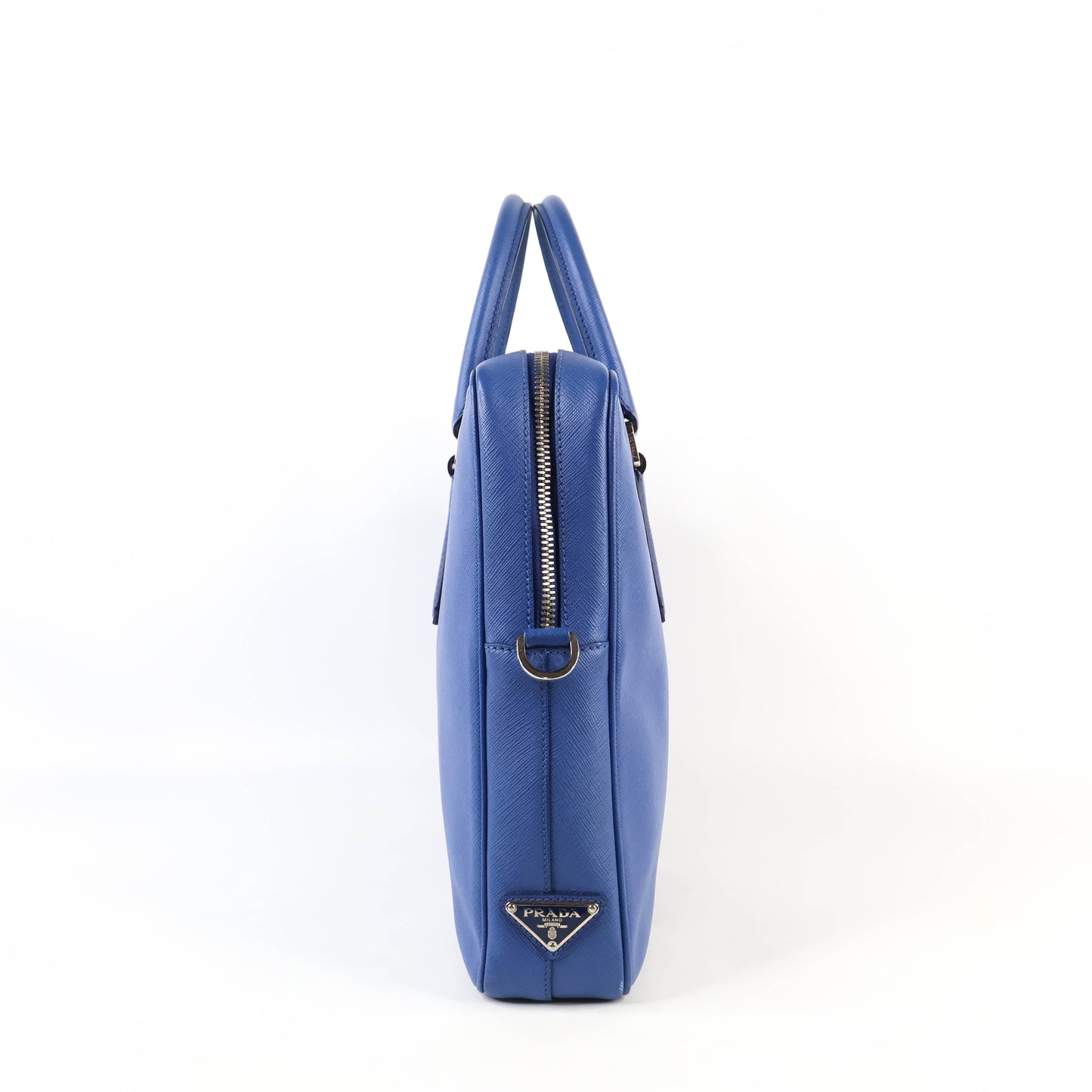 Prada Briefcase Saffiano Blue