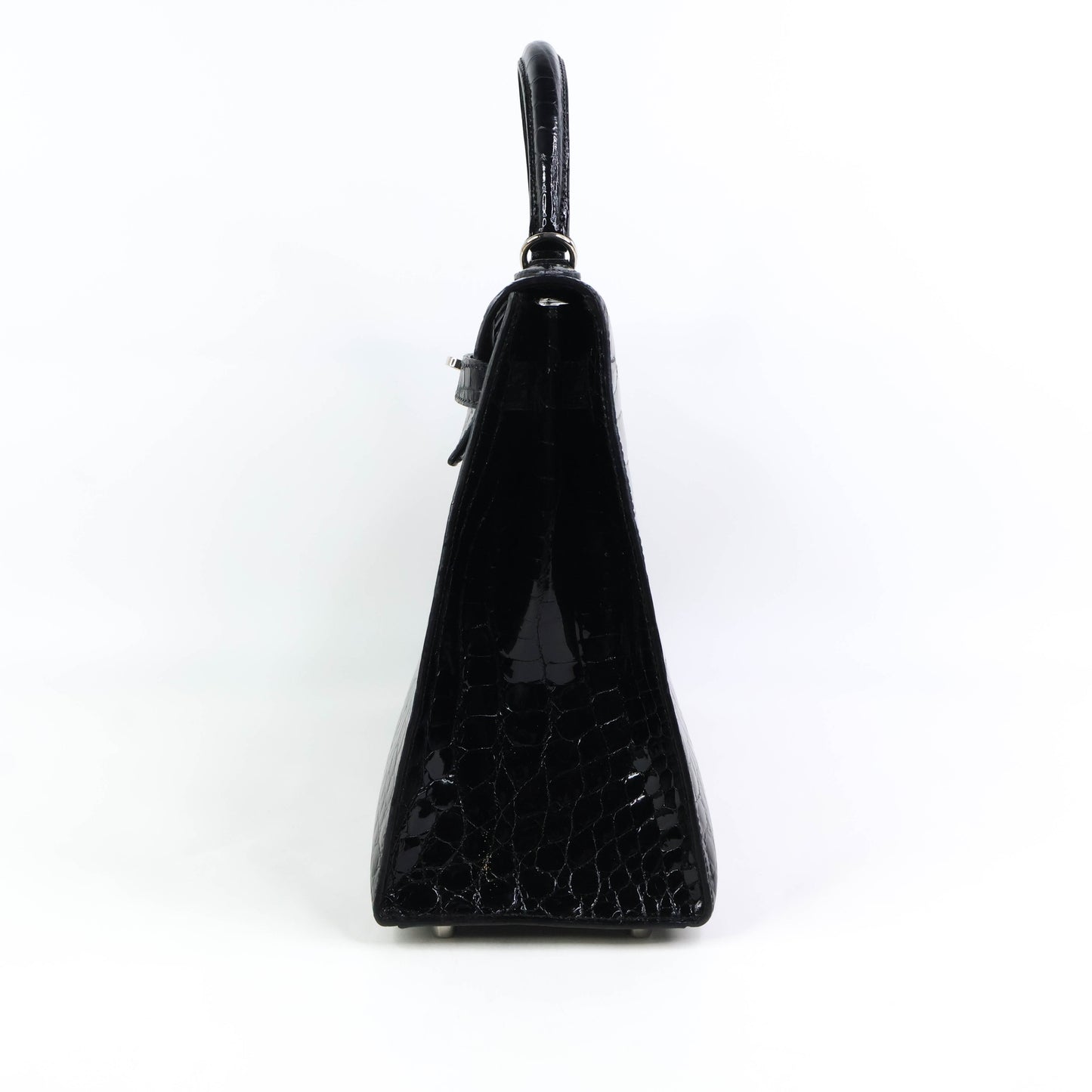 Hermes Kelly32 Black Niloticus shiny