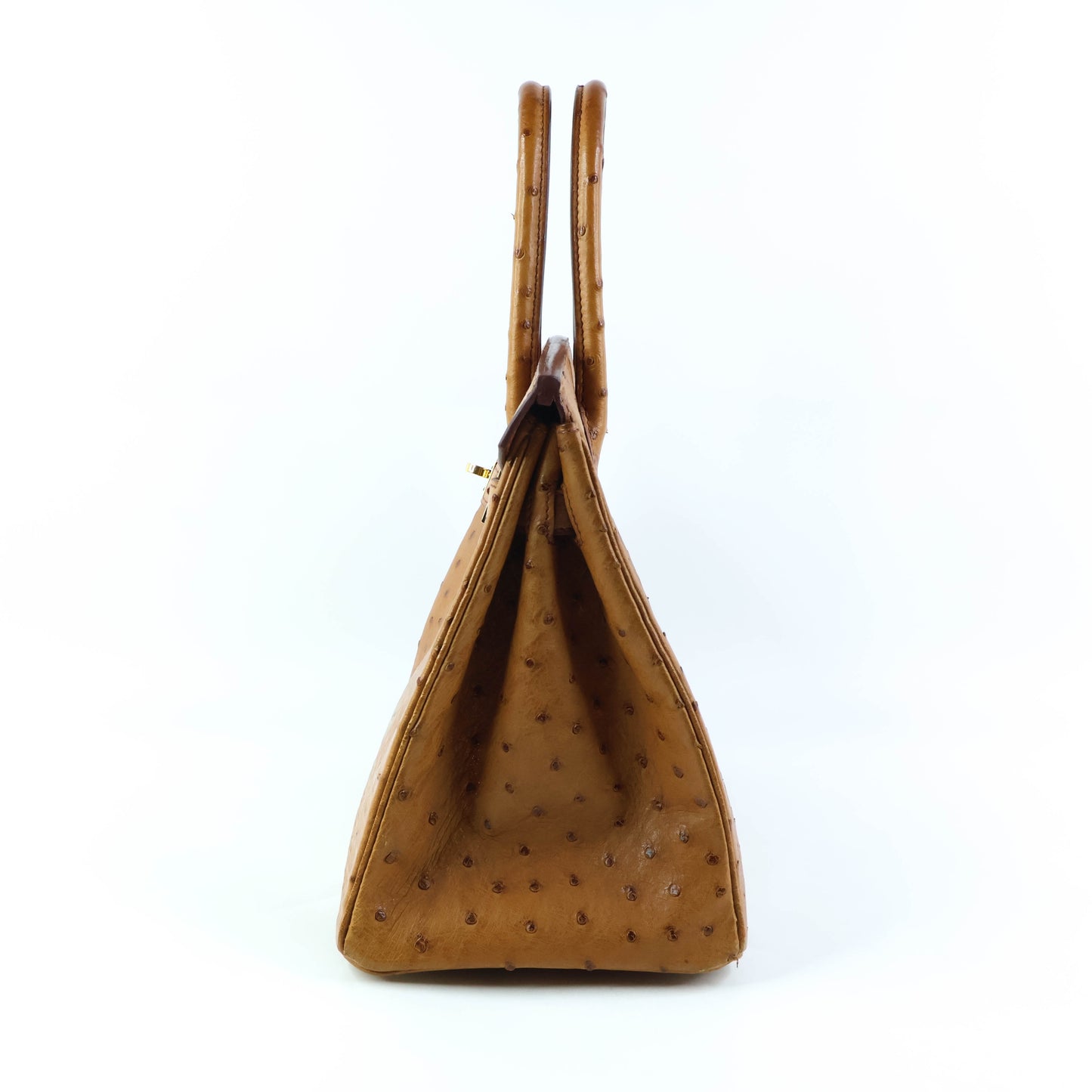 Hermes Birkin 30 Ostrich Cognac