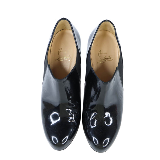 Christian Loubouin Boots Patent Black 38