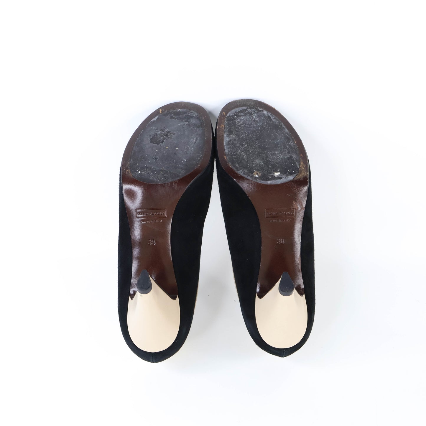 Marc Jacobs Black/Beige Suede 38