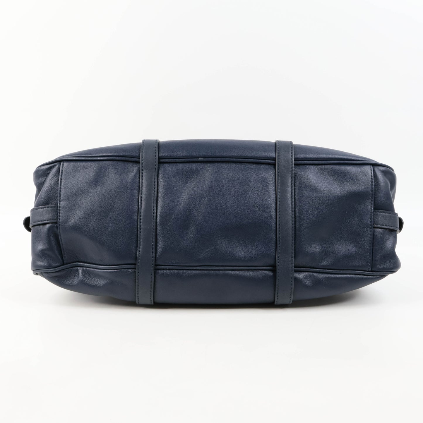 Prada Handbag Leather Navy