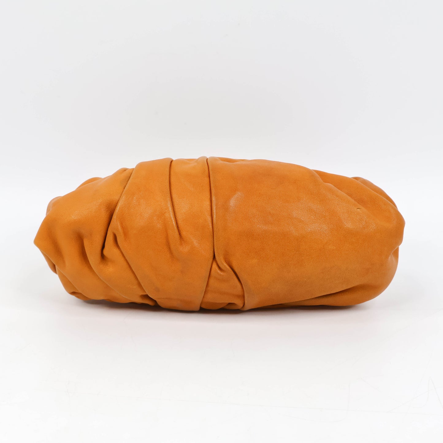 Christian Dior Vintage Clutch Bag Leather Brown