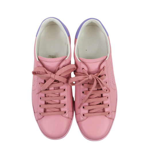Gucci Sneakers Pink Leather