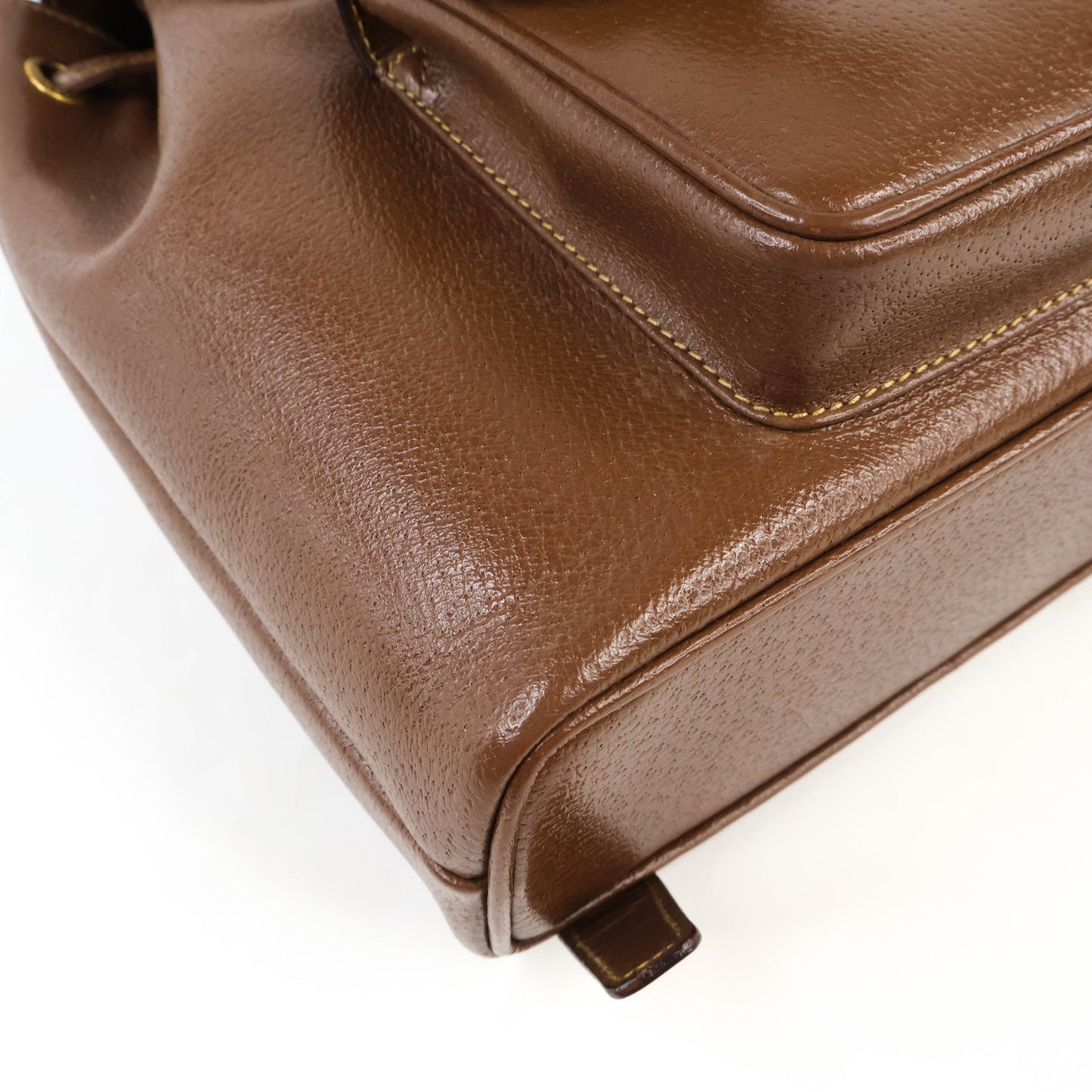 Gucci Backpack Brown Bamboo Vintage Handle