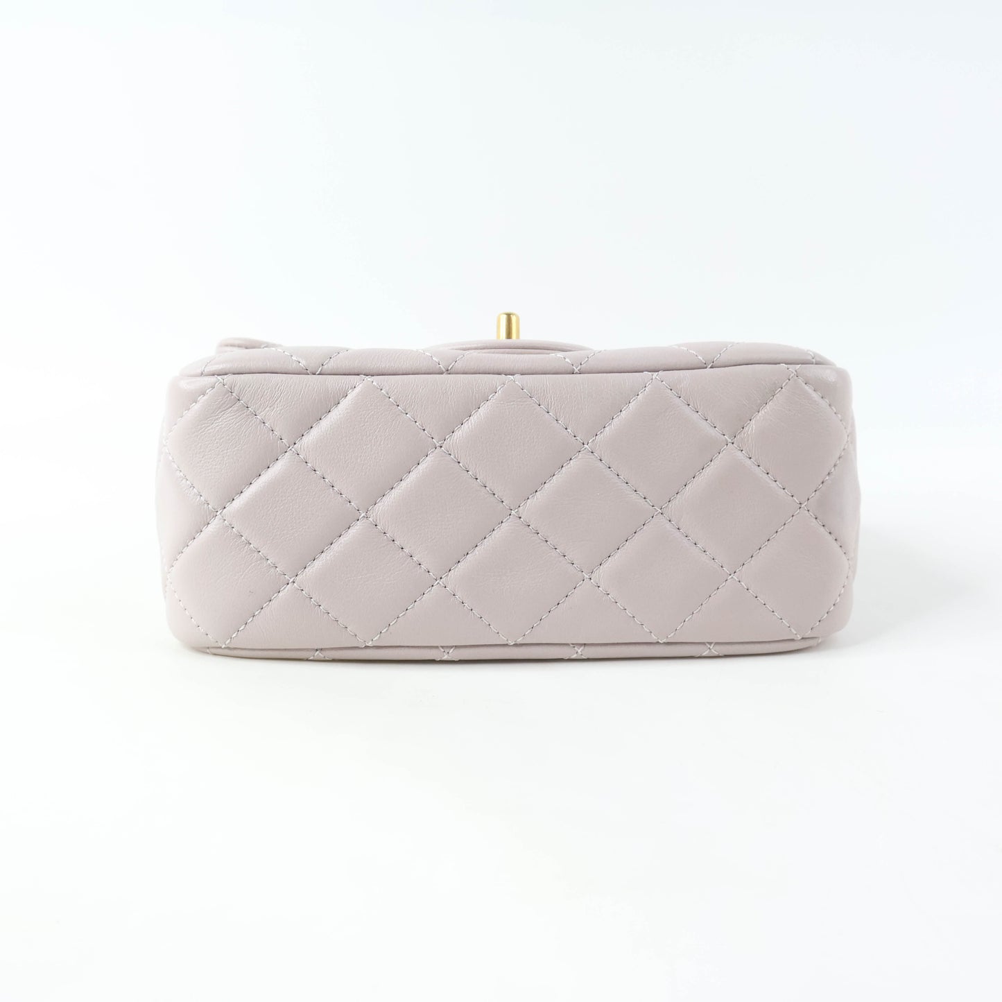 Chanel 7" Square Lilac Lamb GHW