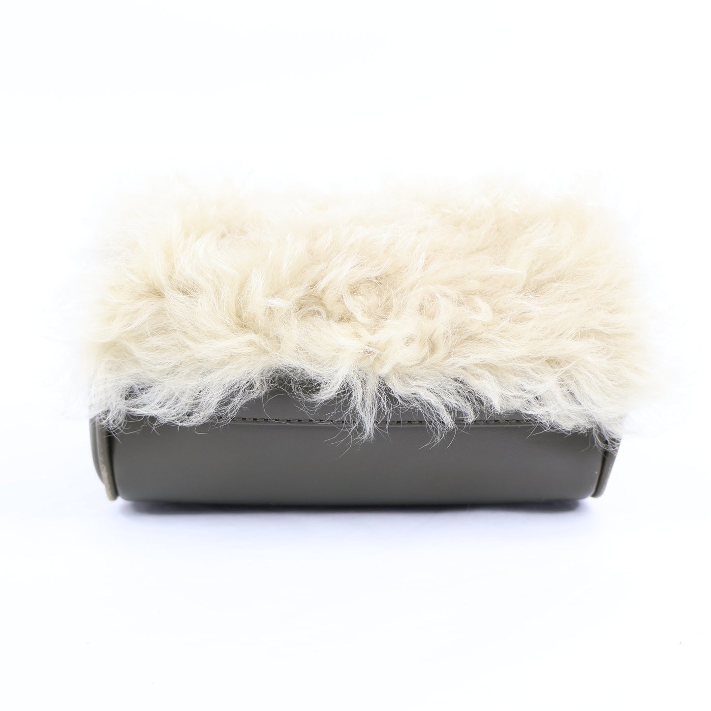 Phillip Lim Small Crossbody Bag Lamb Fur Dark Olive