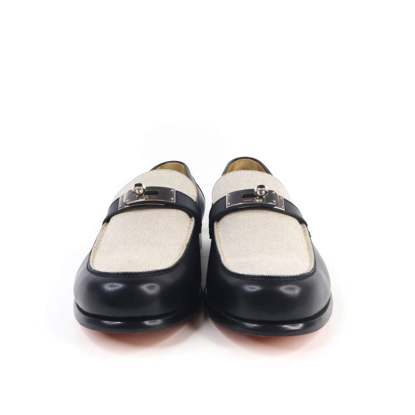 Hermes Destin Loafer Fabric Black 45