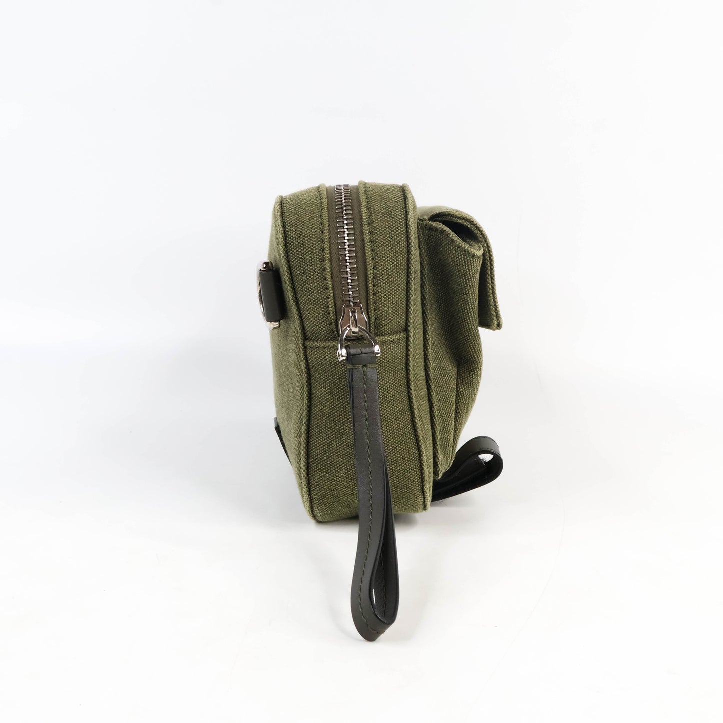 Valentino Crossbody Bag Canvas Khaki