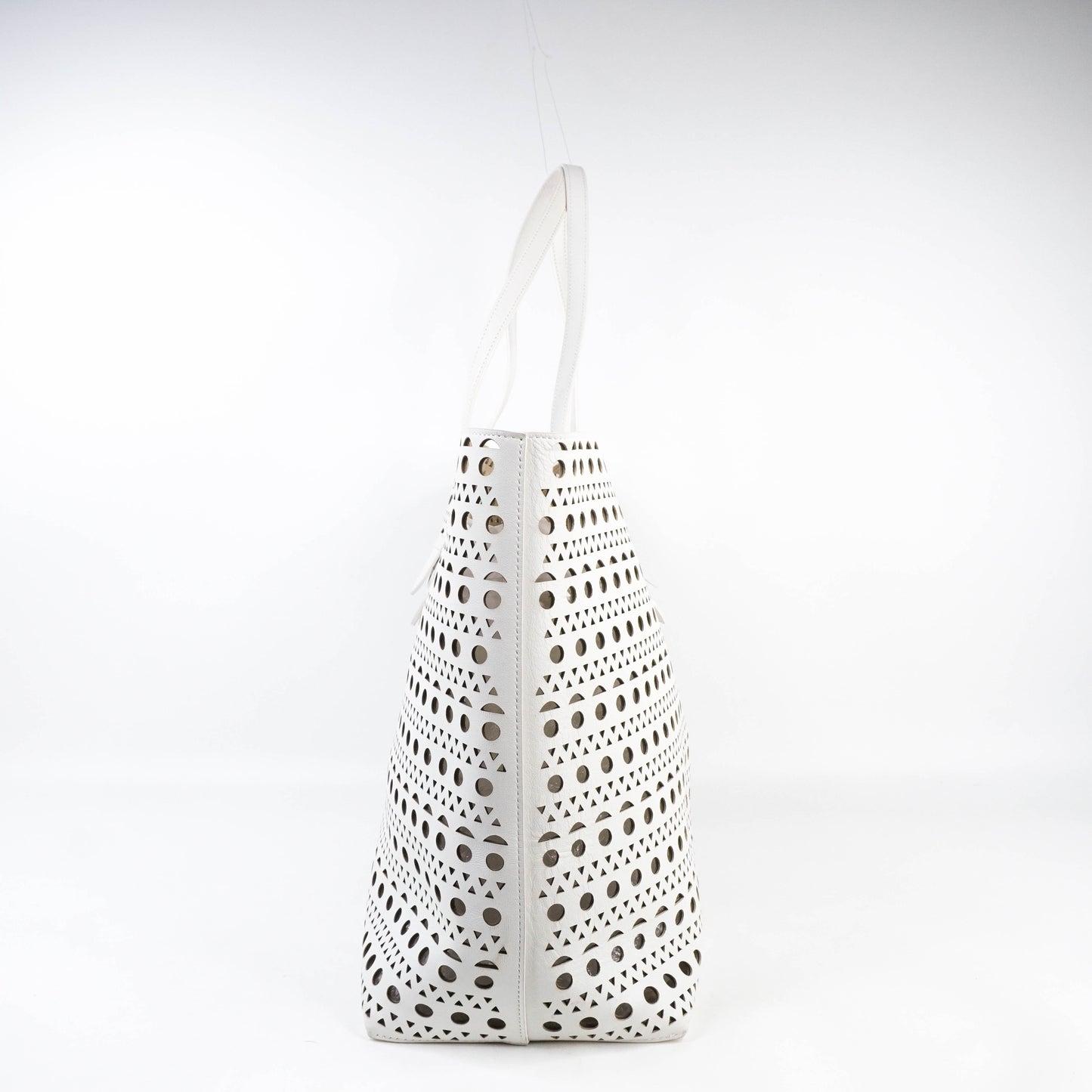 Alaia Neo Vienne Soft Calfskin (Tote White)