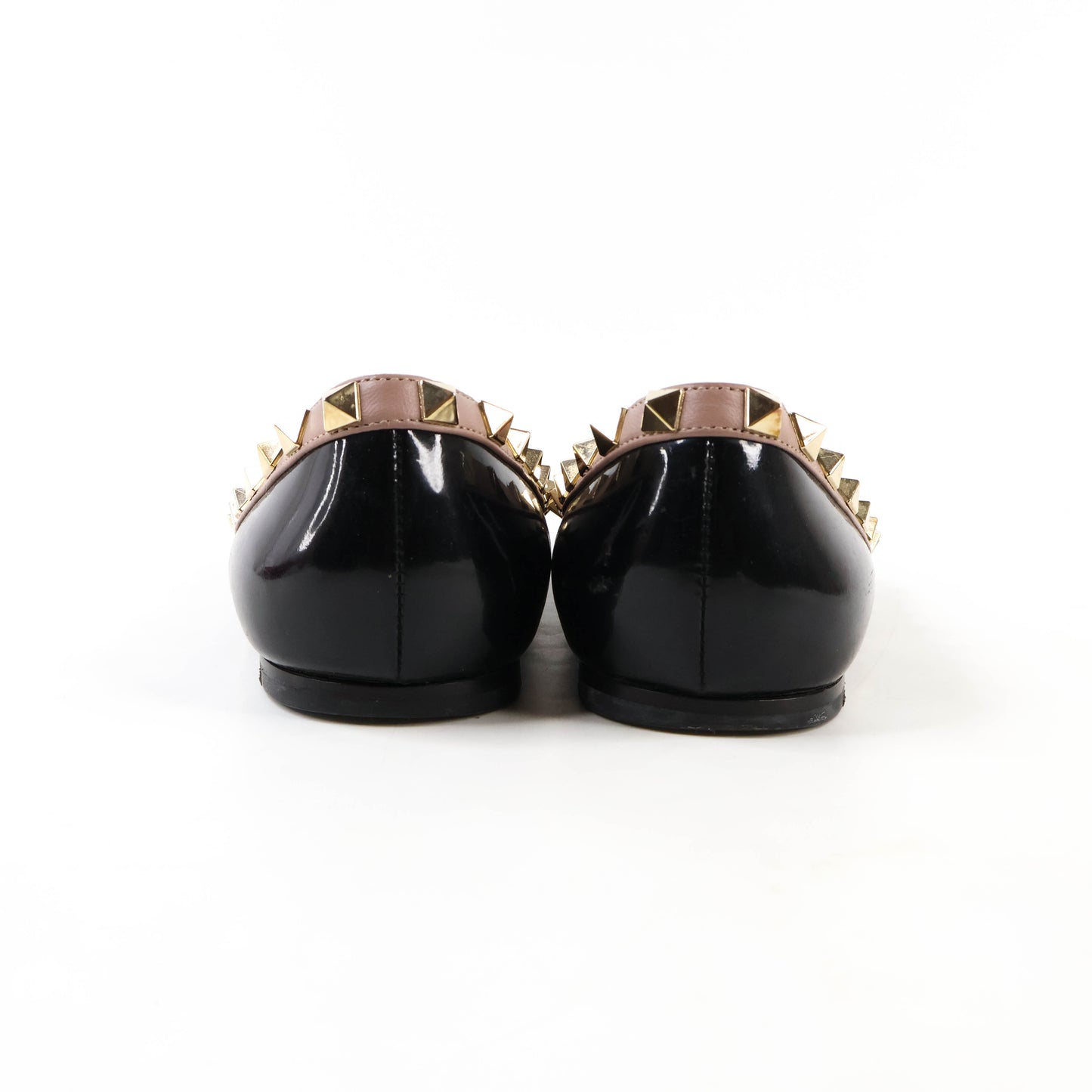 Valentino Flats Rockstud Black 36