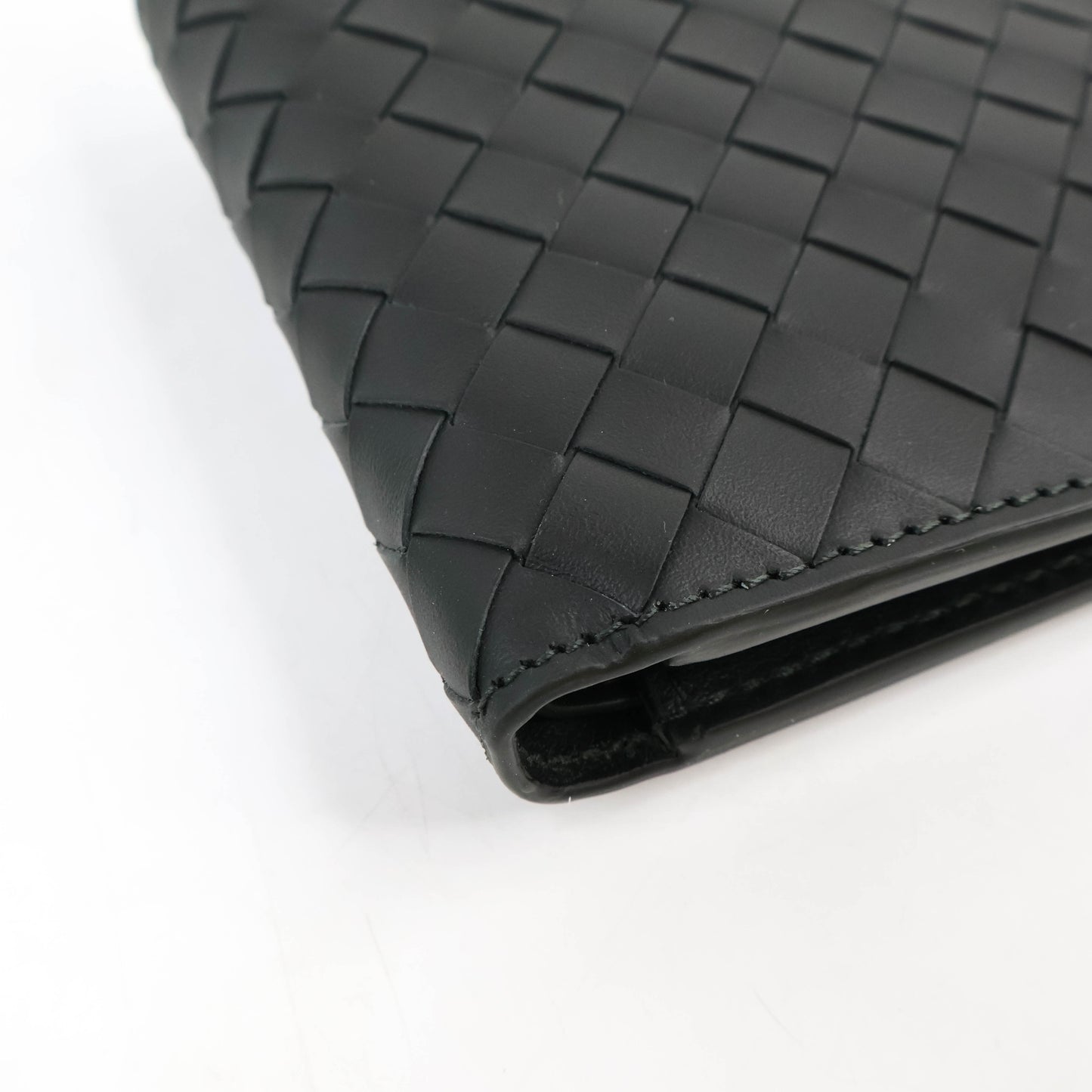 Bottega Veneta Short Wallet Dark Grey