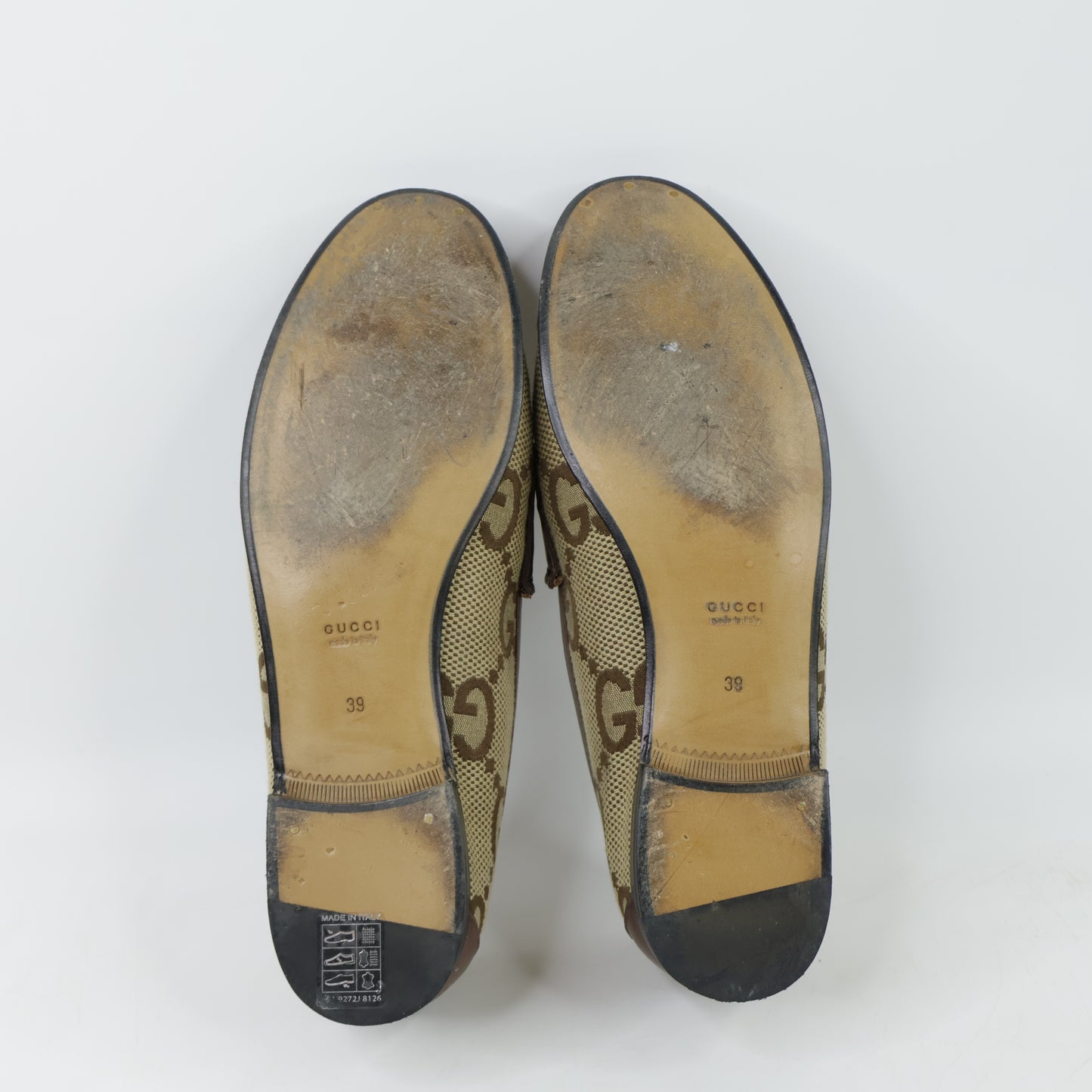 Gucci Loafers Macro GG Canvas 39