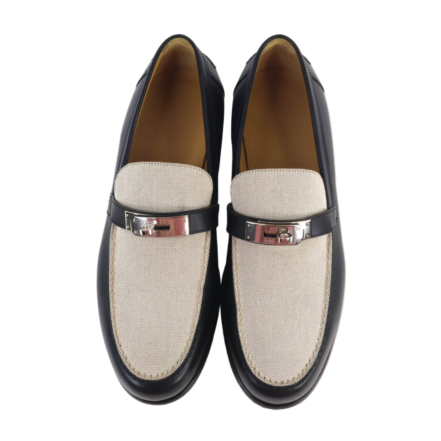 Hermes Destin Loafer Fabric Black 45