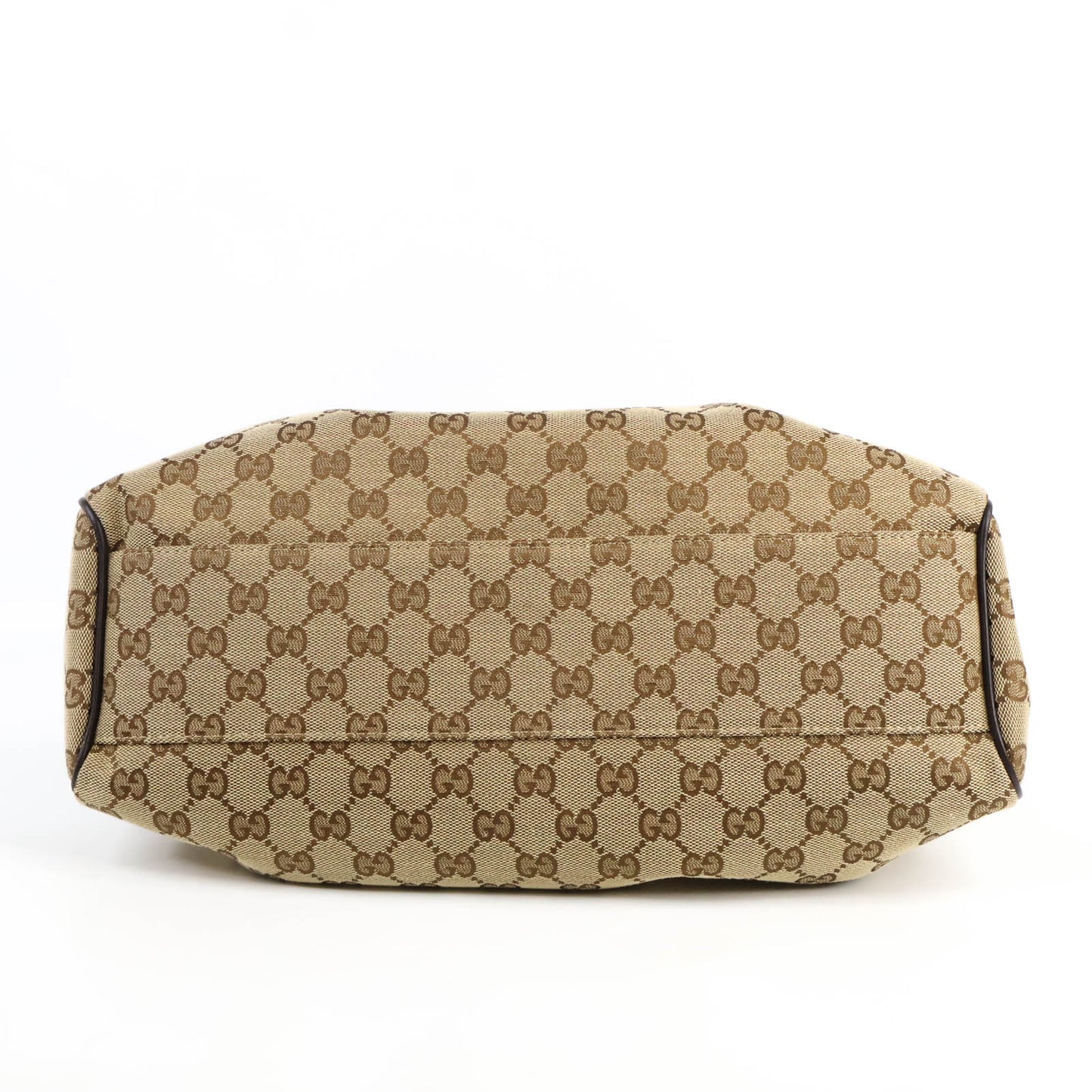 Gucci Tote Bag Canvas GG Brown