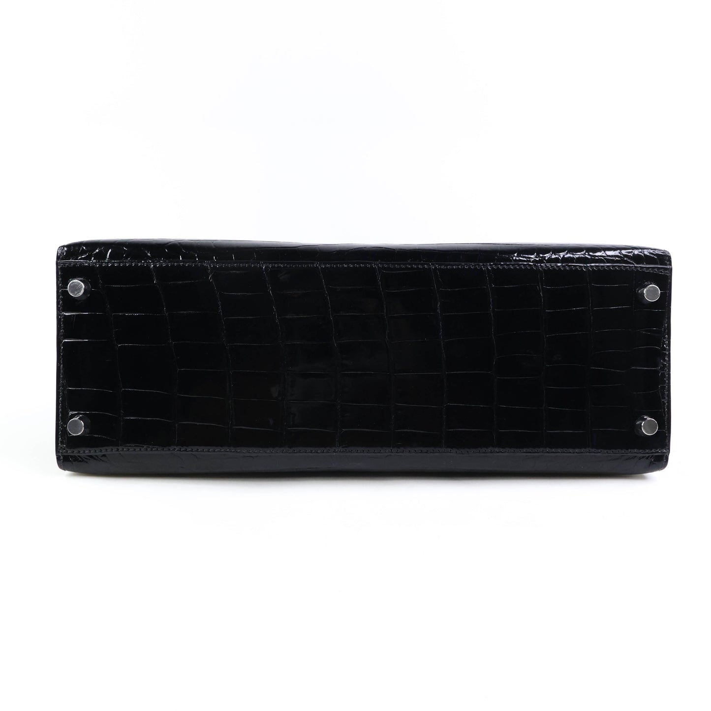 Hermes Kelly32 Black Niloticus shiny