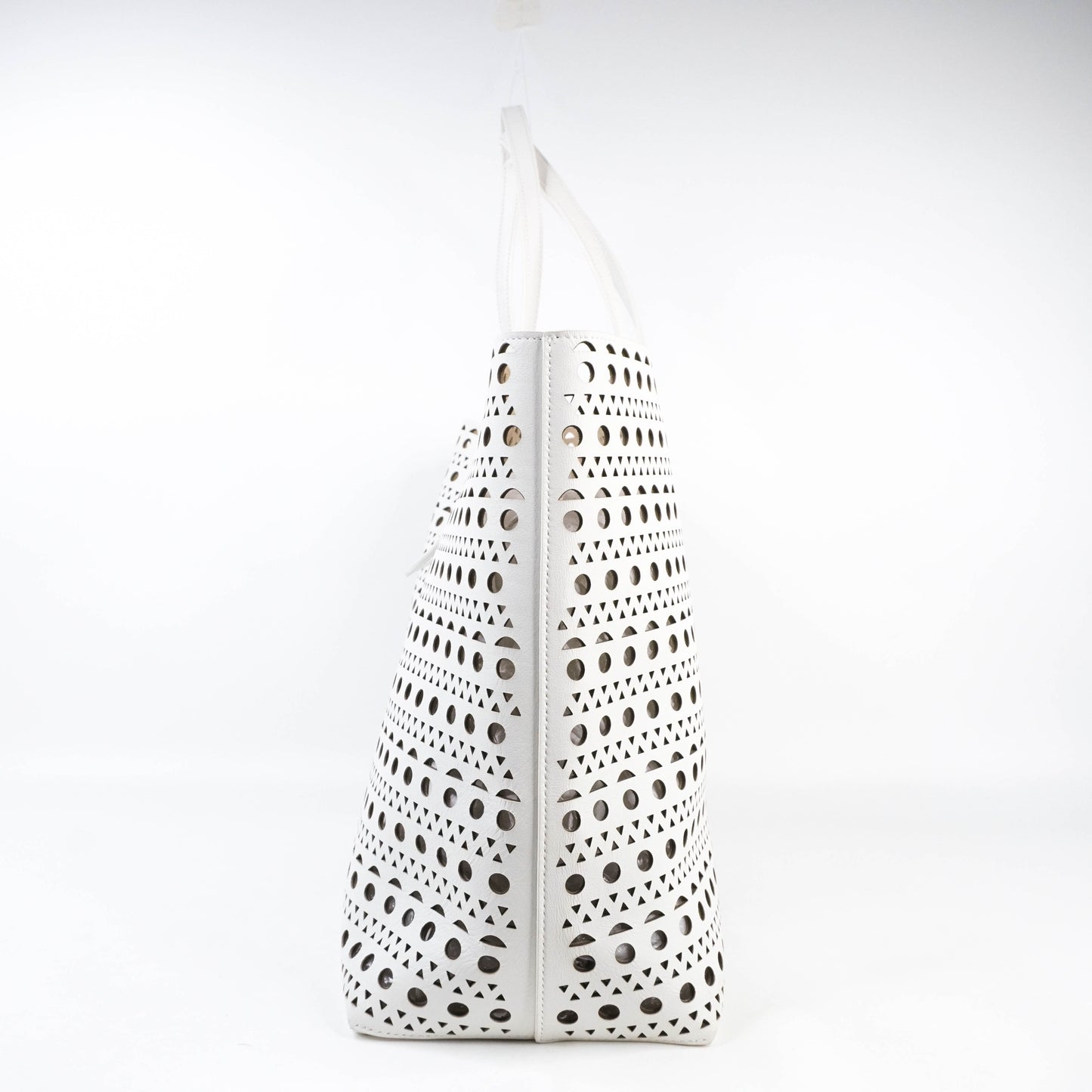 Alaia Neo Vienne Soft Calfskin (Tote White)