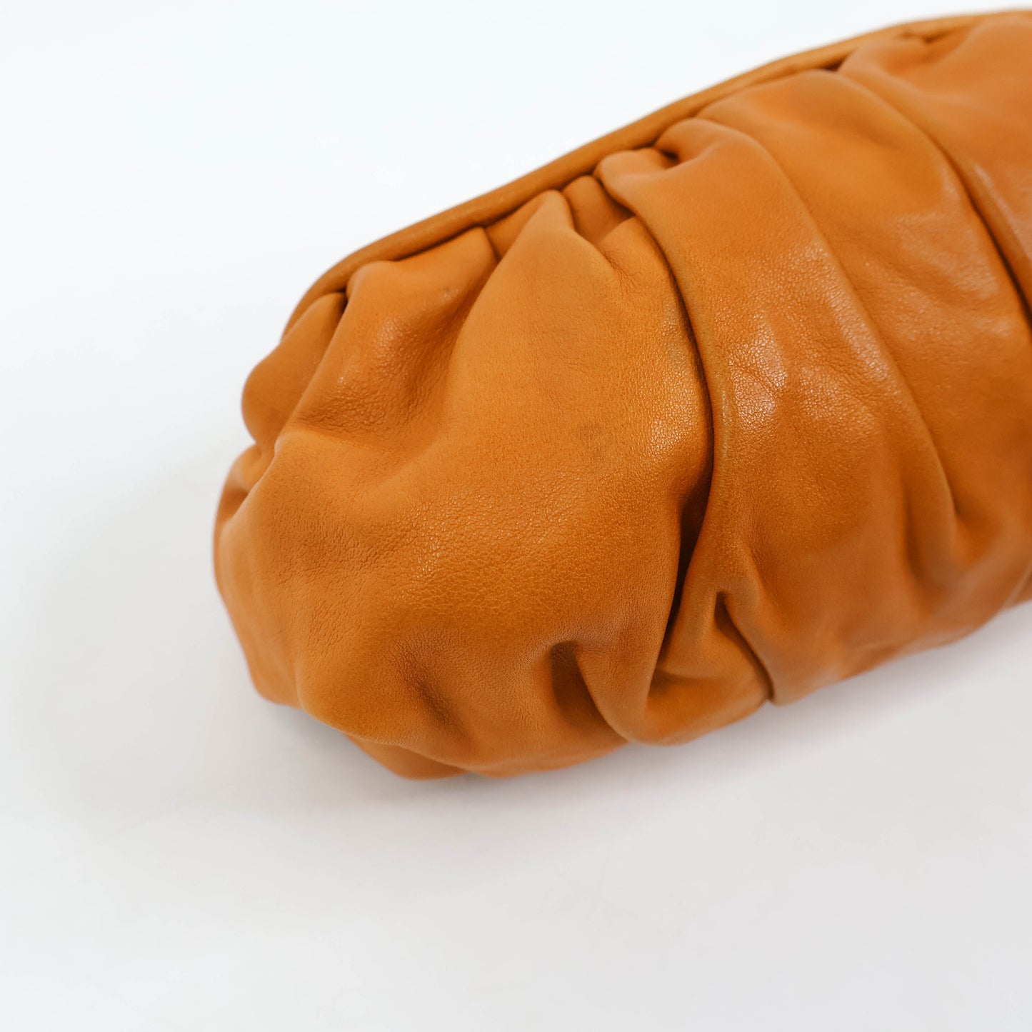 Christian Dior Vintage Clutch Bag Leather Brown