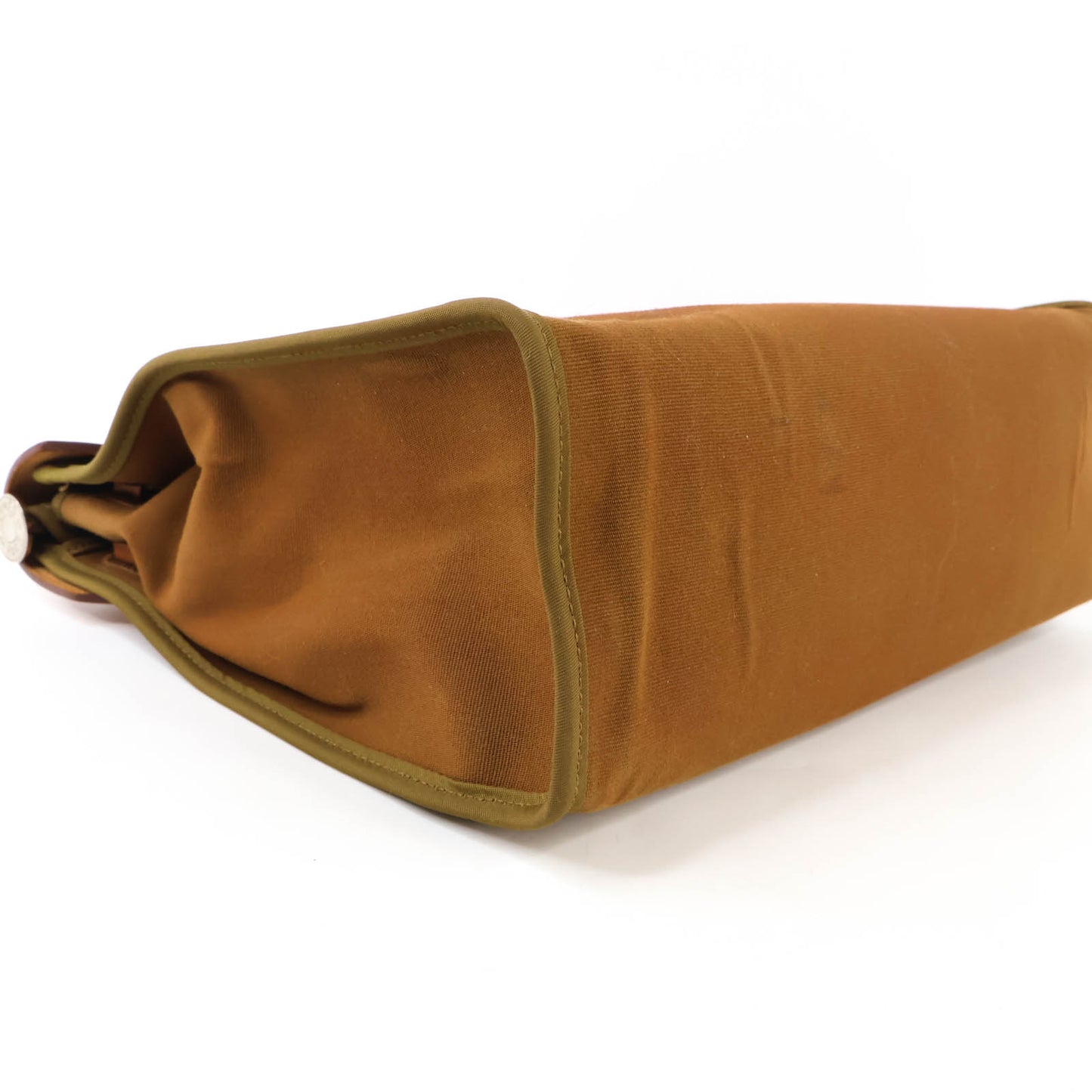 Hermes Herbag 31 Zip Canvas Brown PHW