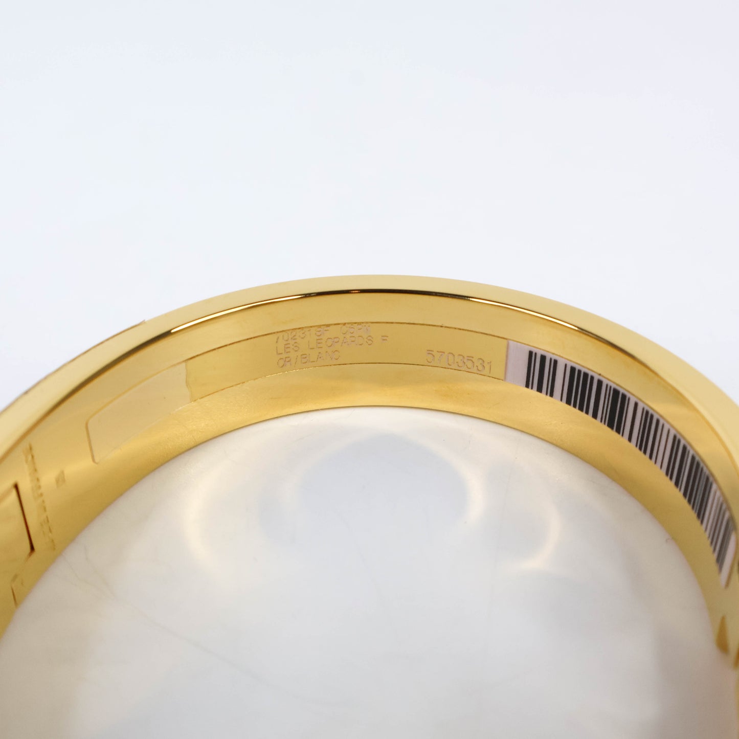 Hermes Clic H Bracelet Les Leopard GHW