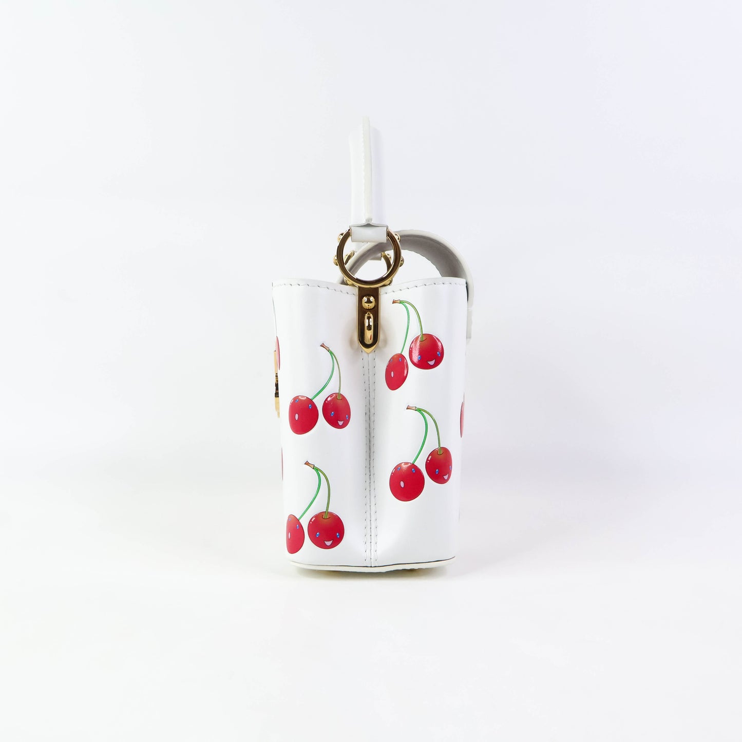 Louis Vuitton x TM Capucines Mini White Cherry