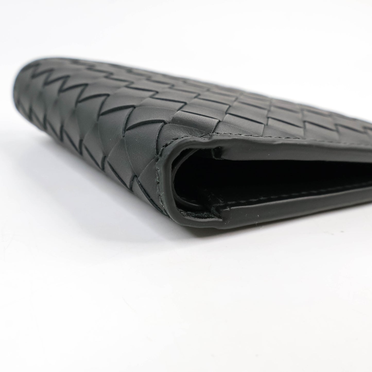 Bottega Veneta Short Wallet Dark Grey