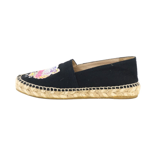 Kenzo Espadrille Black Canvas 36