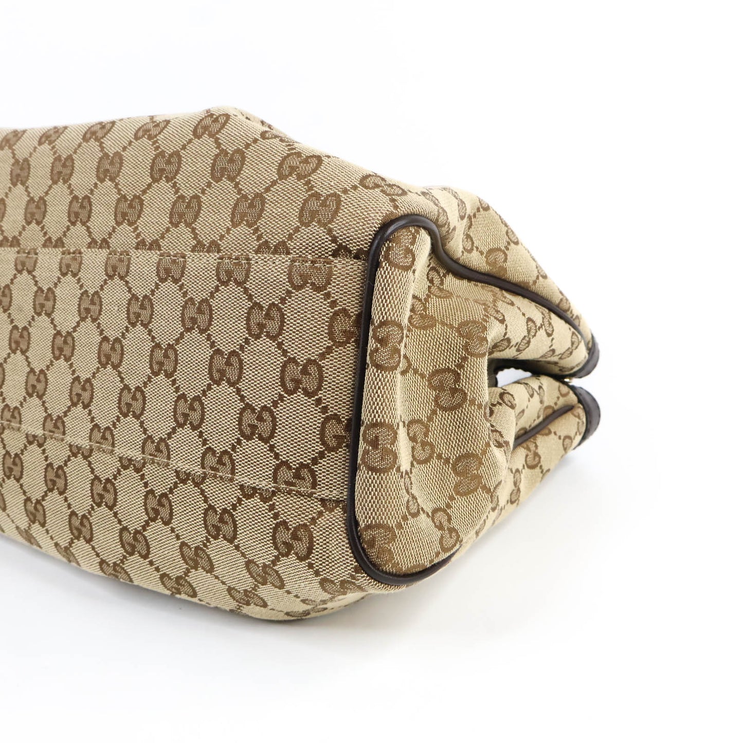 Gucci Tote Bag Canvas GG Brown