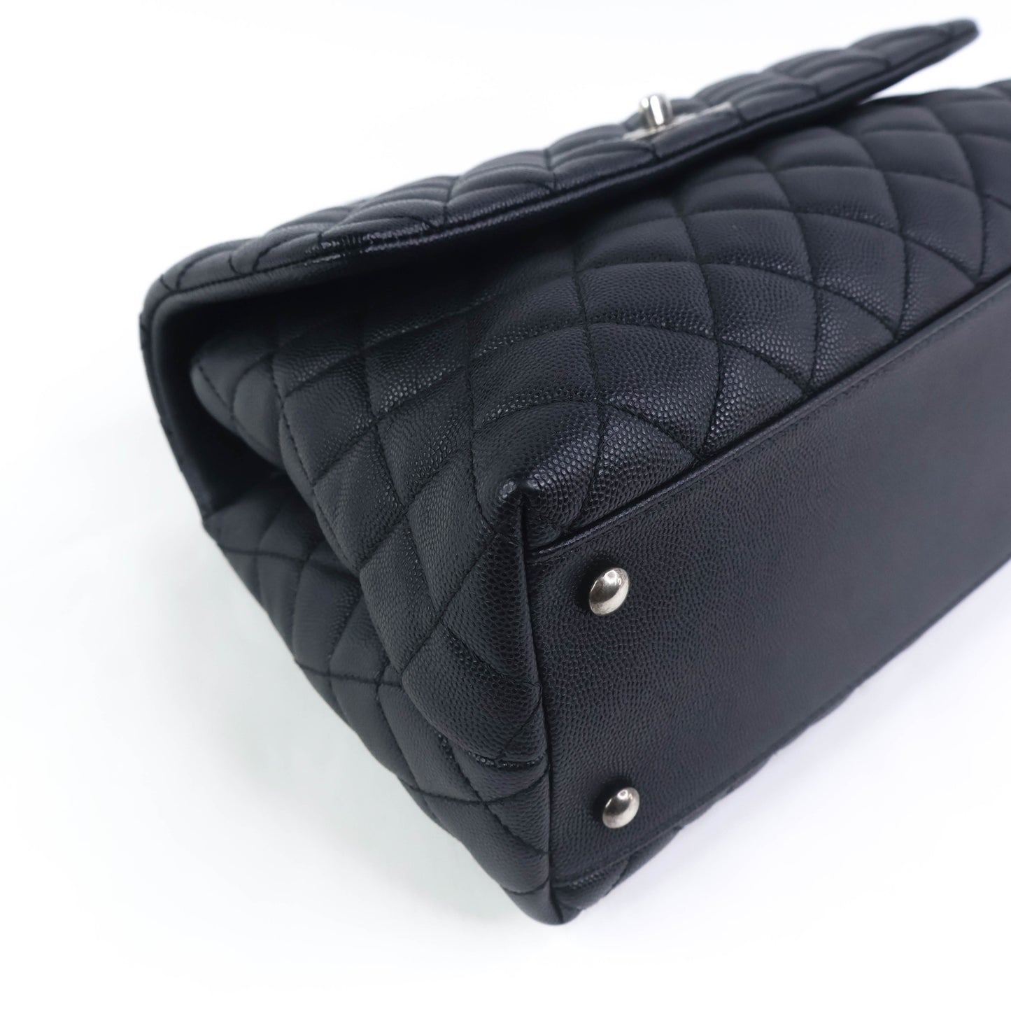 Chanel Coco Handle Medium Black Caviar