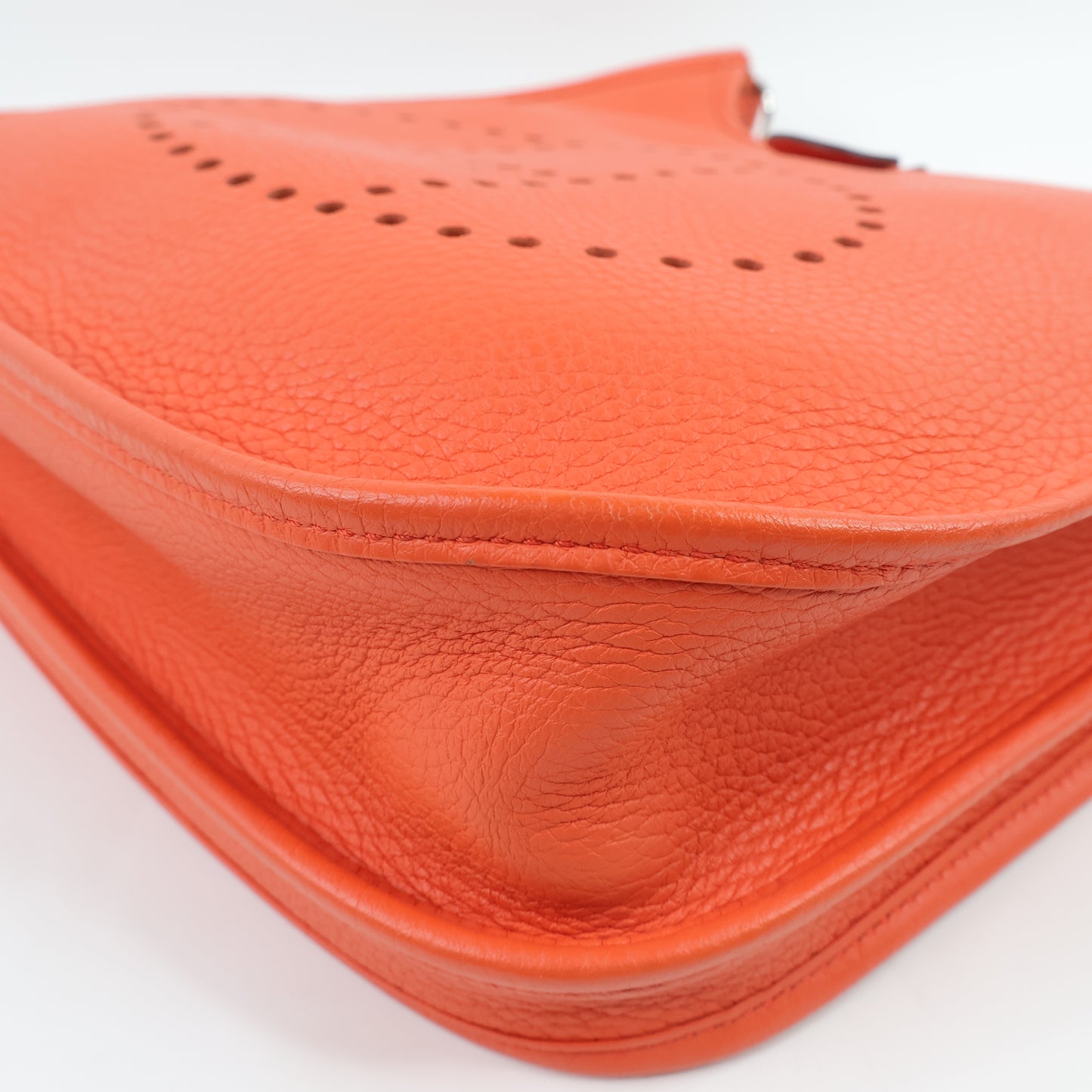 Hermes Evelyne PM Orange Poppy PHW