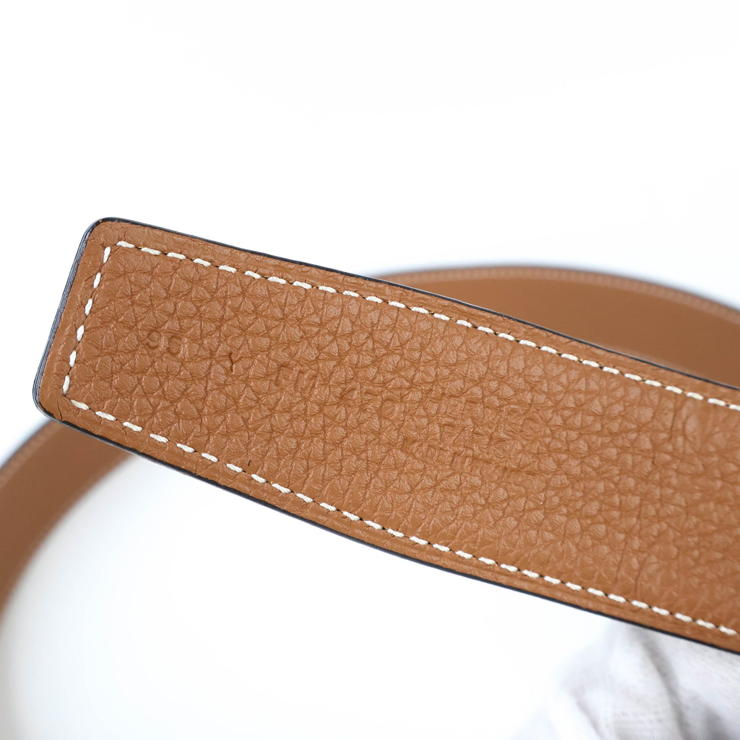 Hermes Belt 32mm 95cm Gold/Black