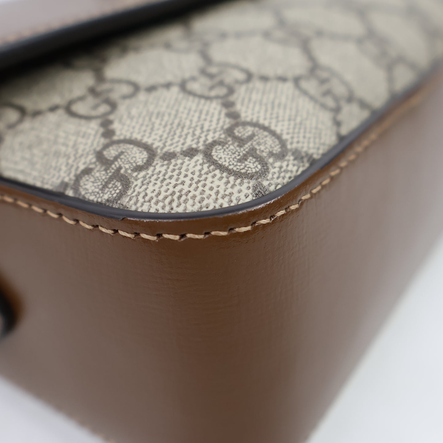 Gucci Horse Bit Camera Bag GG Canvas Brown