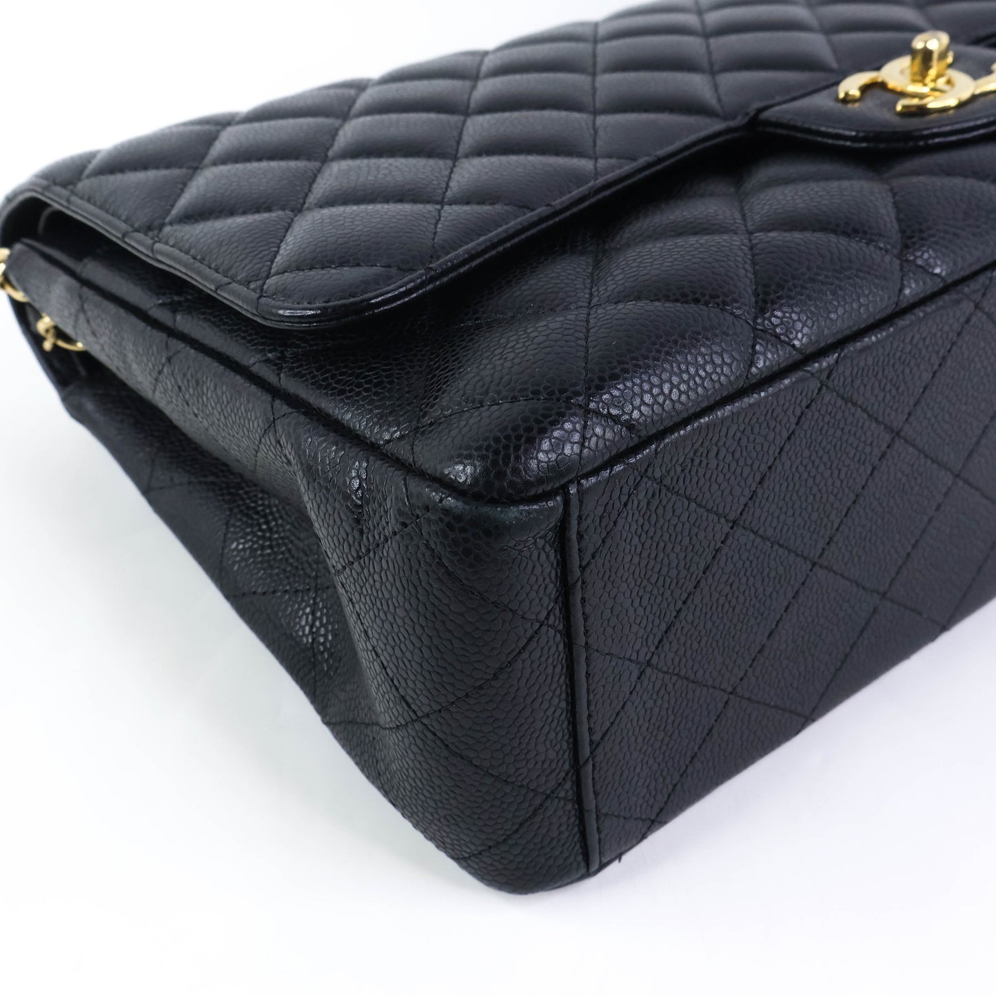Chanel Classic Maxi Black Caviar GHW