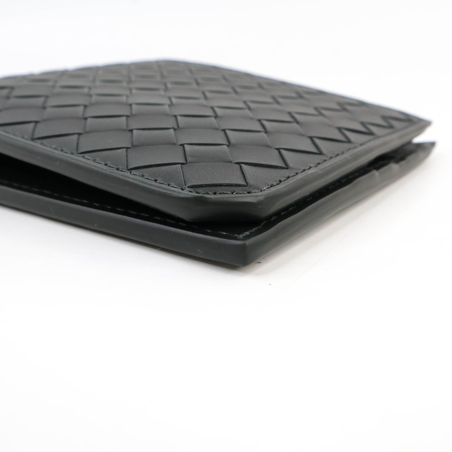 Bottega Veneta Short Wallet Dark Grey