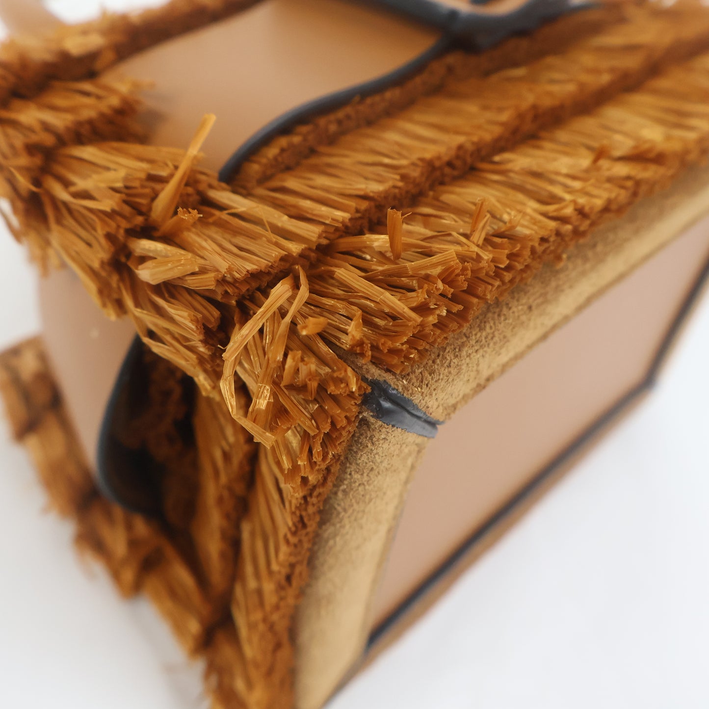 Boyy Bobby Mini Raffia Woven Brown