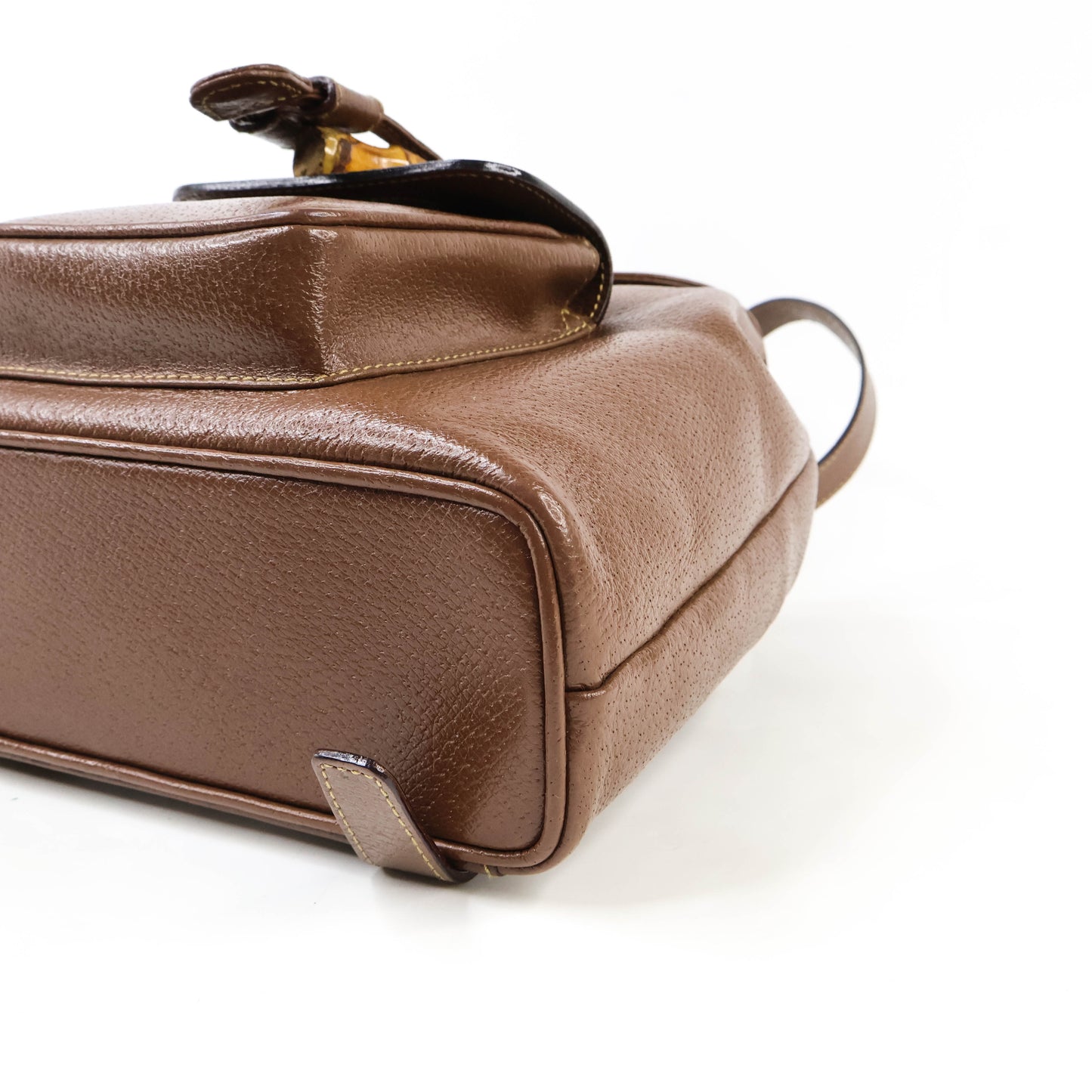 Gucci Backpack Brown Bamboo Vintage Handle
